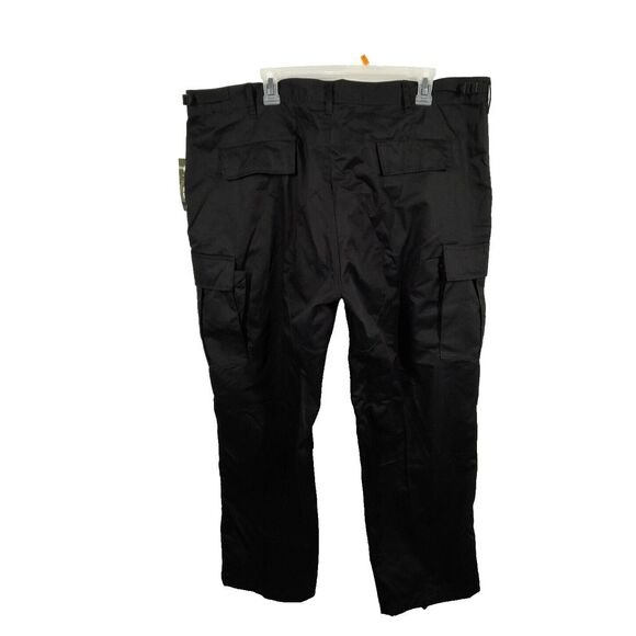 NWT Rothco Military‎ Tactical BDU Pants Mens 43x29 Black Fatigue Pants - Picture 1 of 10